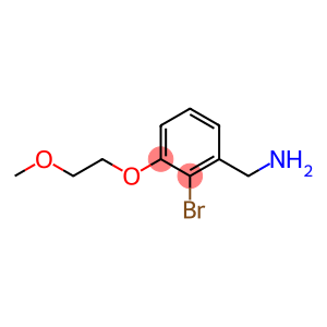 (2-溴-3-(2-甲氧基乙氧基)苯基)甲胺