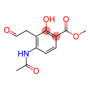 methyl 4-acetamido-2-hydroxy-3-(2-oxoethyl)benzoate