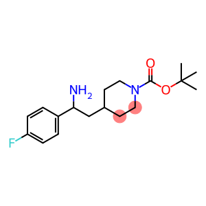 4-[2-amino-2-(4-fluorophenyl)ethyl]-1-piperidinecarboxylic acid tert-butyl ester