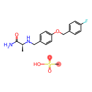 (S)-2-((4-((4-fluorobenzyl)oxy)benzyl)amino)propanamide methanesulfonic acid