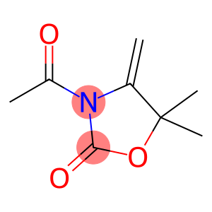 2-Oxazolidinone, 3-acetyl-5,5-dimethyl-4-methylene- (9CI)