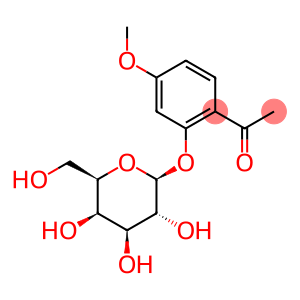 1-[4-methoxy-2-[(2S,3R,4S,5R,6R)-3,4,5-trihydroxy-6-(hydroxymethyl)oxa n-2-yl]oxy-phenyl]ethanone