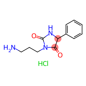 3-(3-aminopropyl)-5-phenylimidazolidine-2,4-dione hydrochloride