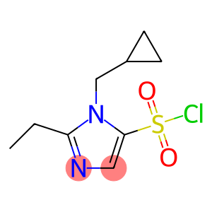 1-(Cyclopropylmethyl)-2-ethyl-1H-imidazole-5-sulfonyl chloride