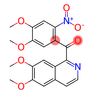 (6,7-dimethoxyisoquinolin-1-yl)-(4,5-dimethoxy-2-nitrophenyl)methanone