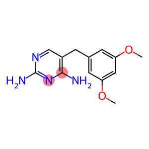 2,4-Pyrimidinediamine, 5-[(3,5-dimethoxyphenyl)methyl]-