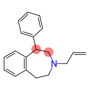 1H-3-Benzazepine, 2,3,4,5-tetrahydro-1-phenyl-3-(2-propen-1-yl)-