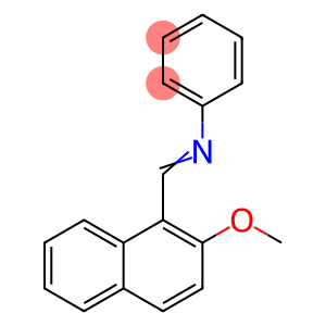 Aniline, N-[(2-methoxy-1-naphthyl)methylene]-