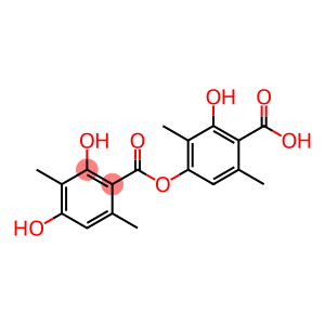 2-Hydroxy-4-[(2,4-dihydroxy-3,6-dimethylbenzoyl)oxy]-3,6-dimethylbenzoic acid