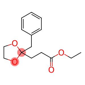 2-Benzyl-1,3-dioxolane-2-propionic acid ethyl ester