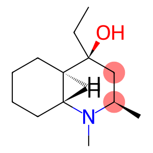 4-Quinolinol, 4alpha-ethyl-1,2,3,4,4aalpha,5,6,7,8,8abeta-decahydro-1, 2beta-dimethyl-