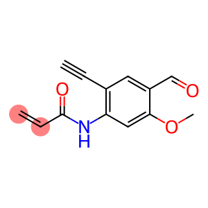 N-(2-ethynyl-4-formyl-5-methoxyphenyl)acrylamide