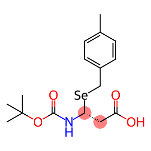 Propanoic acid, 3-[[(1,1-dimethylethoxy)carbonyl]amino]-3-[[(4-methylphenyl)methyl]seleno]-, (3R)-