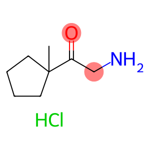 2-amino-1-(1-methylcyclopentyl)ethan-1-one hydrochloride