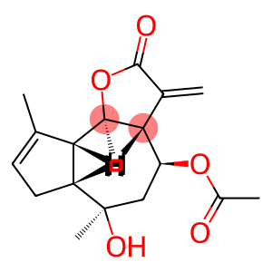 (3aR)-3a,4,5,6,6aβ,7,9aβ,9bα-Octahydro-4β-acetoxy-6,9-dimethyl-6β-hydroxy-3-methyleneazuleno[4,5-b]furan-2(3H)-one