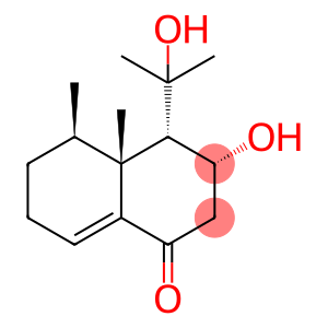 1(2H)-Naphthalenone, 3,4,4a,5,6,7-hexahydro-3-hydroxy-4-(1-hydroxy-1-methylethyl)-4a,5-dimethyl-, (3R,4S,4aR,5R)-