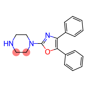 4,5-Diphenyl-2-(1-piperazinyl)oxazole