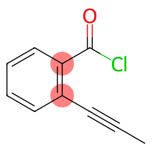 Benzoyl chloride, 2-(1-propynyl)- (9CI)