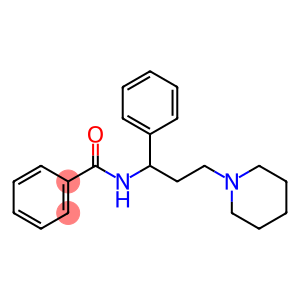 Benzamide, N-[1-phenyl-3-(1-piperidinyl)propyl]-