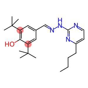 3,5-ditert-butyl-4-hydroxybenzaldehyde (4-butyl-2-pyrimidinyl)hydrazone