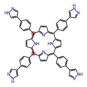 21H,23H-Porphine, 5,10,15,20-tetrakis[4-(1H-pyrazol-4-yl)phenyl]-