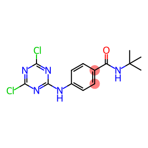 Benzamide, 4-[(4,6-dichloro-1,3,5-triazin-2-yl)amino]-N-(1,1-dimethylethyl)-