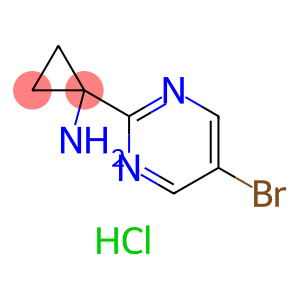 1-(5-溴嘧啶-2-基)环丙烷-1-胺盐酸