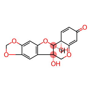 3H-[1,3]Dioxolo[5,6]benzofuro[3,2-c][1]benzopyran-3-one, 6,6a,12a,12b-tetrahydro-6a,12b-dihydroxy-, (6aS,12aR,12bS)-