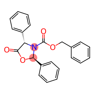 3-Oxazolidinecarboxylic acid,5-oxo-2,4-diphenyl-,phenylmethyl ester,(2R,4S)-