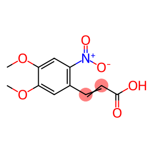 (2E)-3-(4,5-dimethoxy-2-nitrophenyl)prop-2-enoic acid