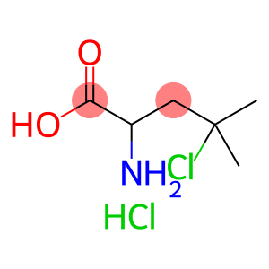 2-amino-4-chloro-4-methylpentanoic acid hydrochloride