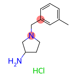 1-[(3-methylphenyl)methyl]-3-pyrrolidinamine