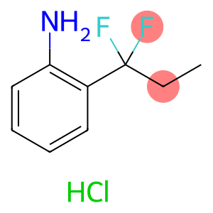 2-(1,1-difluoropropyl)aniline hydrochloride