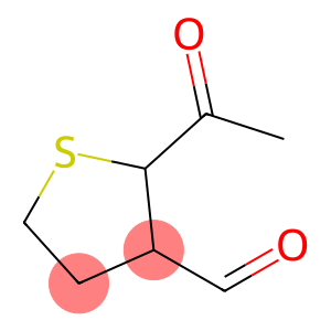 3-Thiophenecarboxaldehyde, 2-acetyltetrahydro- (9CI)