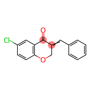 (E)-3-BENZYLIDENE-6-CHLOROCHROMAN-4-ONE