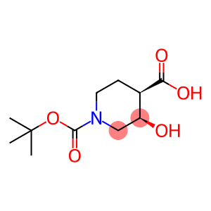 1,4-Piperidinedicarboxylic acid, 3-hydroxy-, 1-(1,1-dimethylethyl) ester, (3R,4R)-rel-