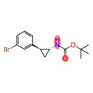 REL-((1R,2S)-2-(3-溴苯基)环丙基)氨基甲酸叔丁酯