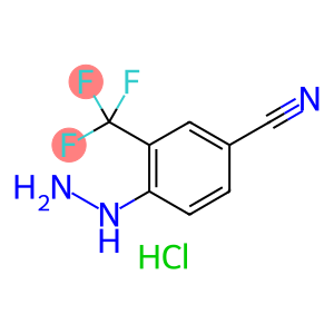 1-(4-Cyano-2-(trifluoromethyl)phenyl)hydrazine hydrochloride