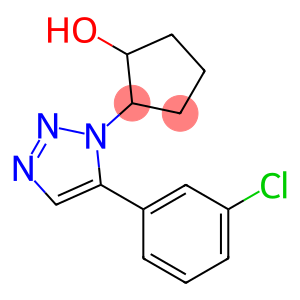 2-(5-(3-氯苯基)-1H-1,2,3-三唑-1-基)环戊醇