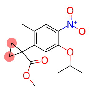 Cyclopropanecarboxylic acid, 1-[2-methyl-5-(1-methylethoxy)-4-nitrophenyl]-, methyl ester