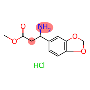 (R)-3-氨基-3-(苯并[d][1,3]二氧杂环戊烯-5-基)丙酸甲酯盐酸盐