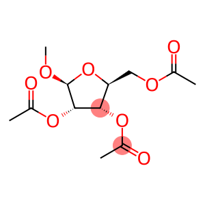 β-L-Ribofuranoside, methyl, 2,3,5-triacetate