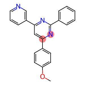 2-Phenyl-4-(4-methoxyphenyl)-6-(3-pyridinyl)pyrimidine