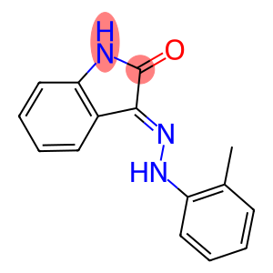 1H-indole-2,3-dione 3-[(2-methylphenyl)hydrazone]