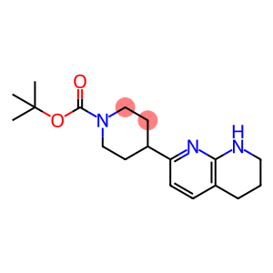 tert-butyl 4-(1,5,6,7-tetrahydro-1,8-naphthyridin-2-yl)piperidine-1-carboxylate