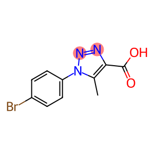 1-(4-溴苯基)-5-甲基-1H-1,2,3-三唑-4-羧酸