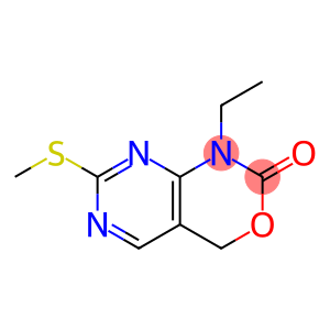 1-乙基-7-(甲硫基)-1,4-二氢-2H-嘧啶并[4,5-D][1,3]恶嗪-2-酮