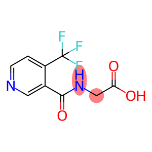 2-(4-(trifluoromethyl)nicotinamido)acetic acid