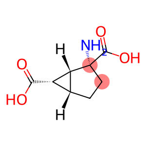 Bicyclo[3.1.0]hexane-2,6-dicarboxylic acid, 2-amino-, (1R,2R,5S,6S)-rel- (9CI)