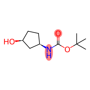 rel-((1R,3S)-3-羟基环戊基)氨基甲酸叔丁酯